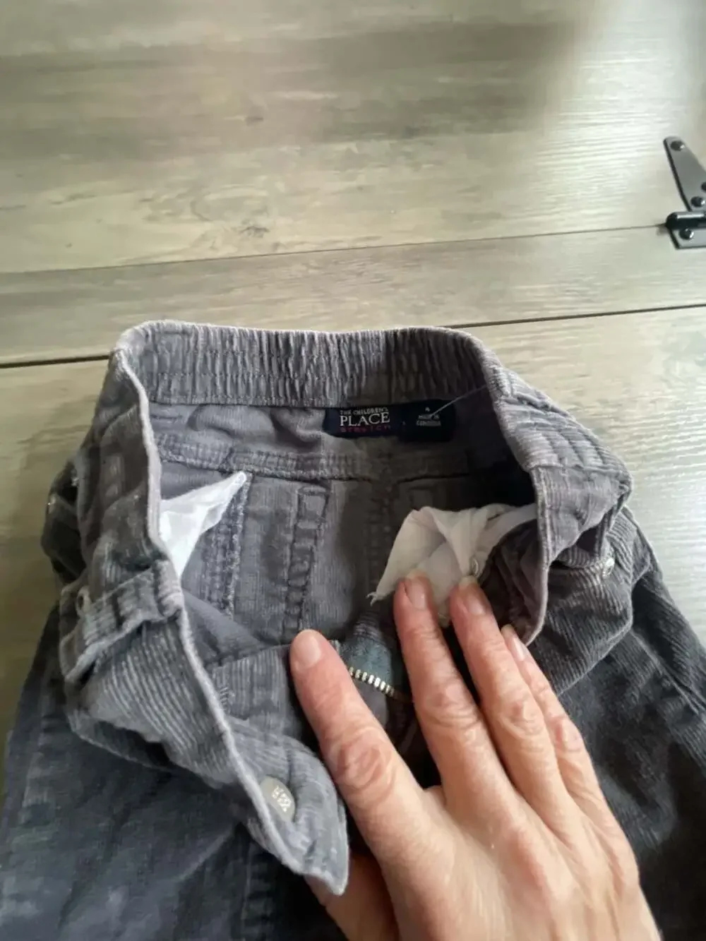 The Children's Place Corduroy Skirt Size 4 Gray Stretch Mini
